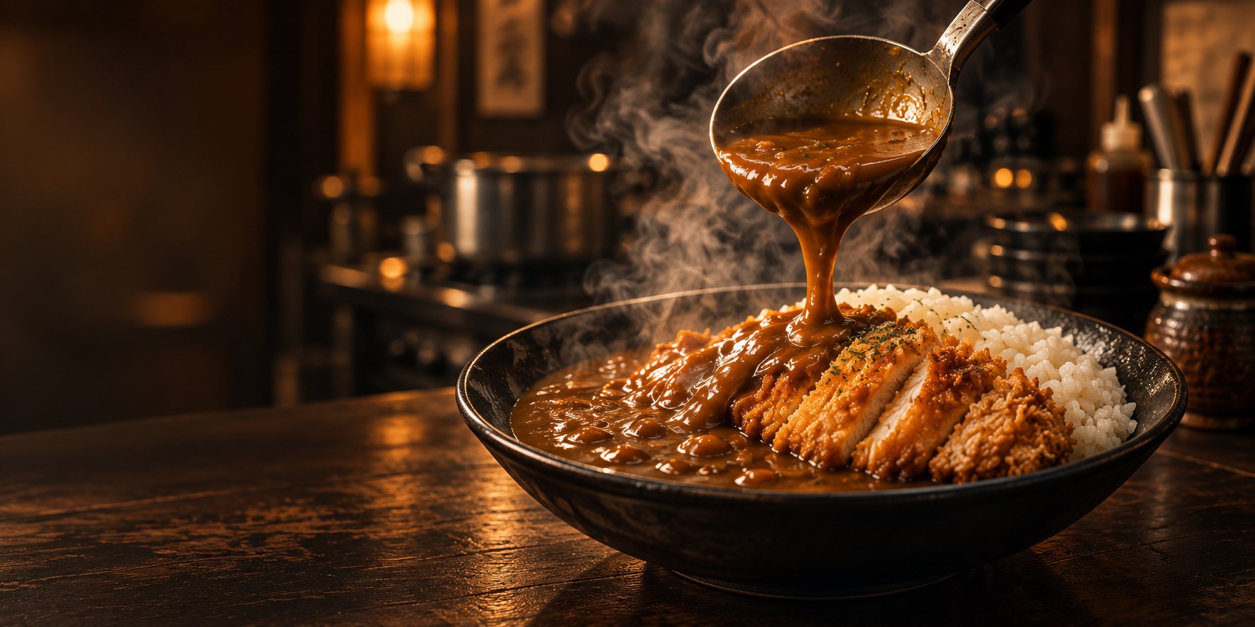 ข้าวแกงกะหรี่ญี่ปุ่นไก่คัตสึของ The Weekend Only